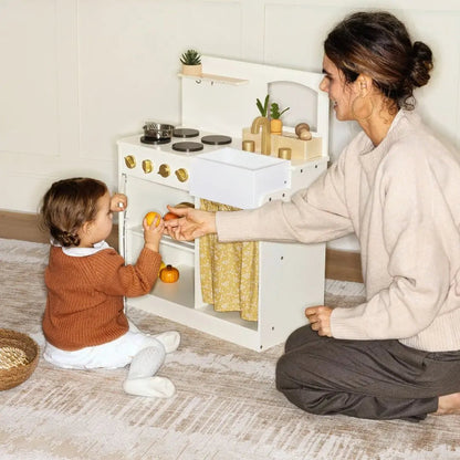 Tiny Land® Wooden Play Kitchen for Toddlers
