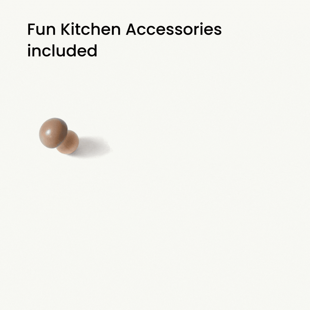 Tiny Land® Wooden Play Kitchen for Toddlers