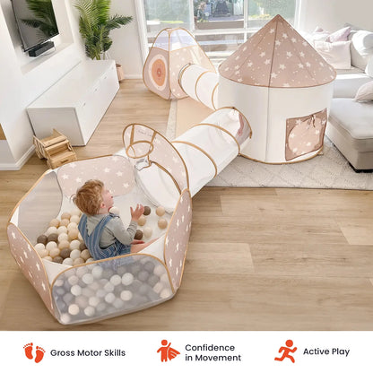 Tiny Land 5-in-1 Discovery Play Tunnel for Toddlers