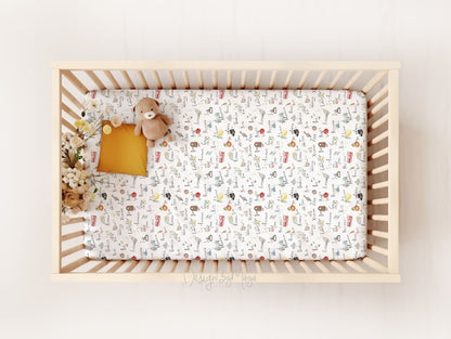 Baby Dogs crib sheet - Minky / Jersey Crib Sheet