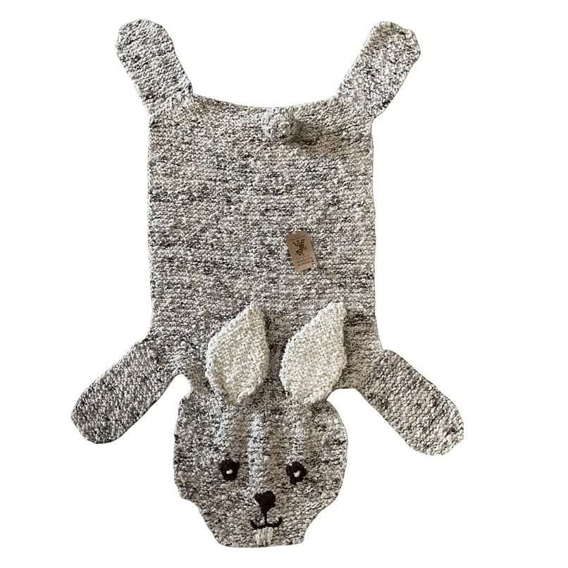 Organic Wool Play Mat + Nursery Rug  | Bunny