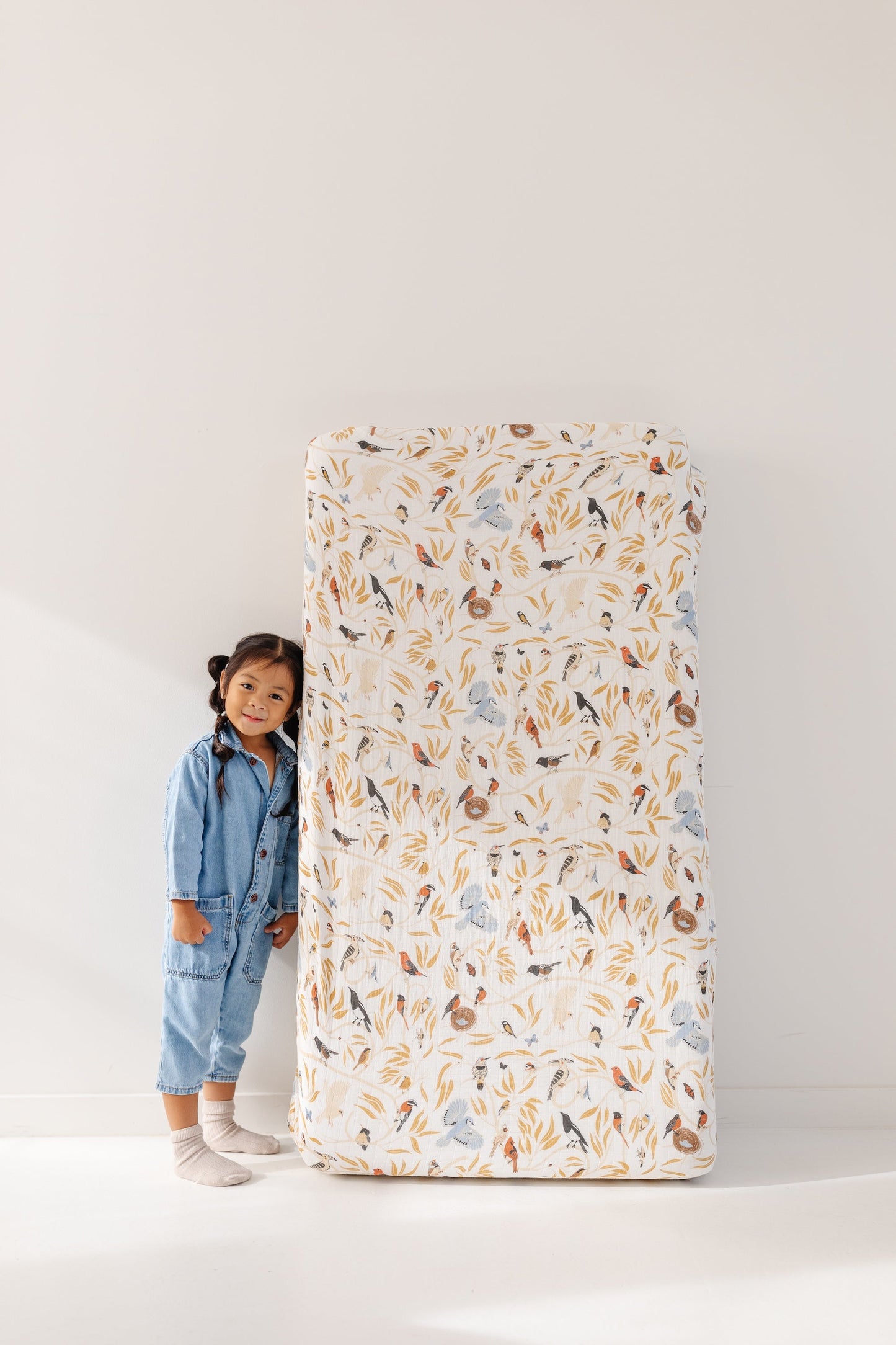 For the Birds Crib Sheet