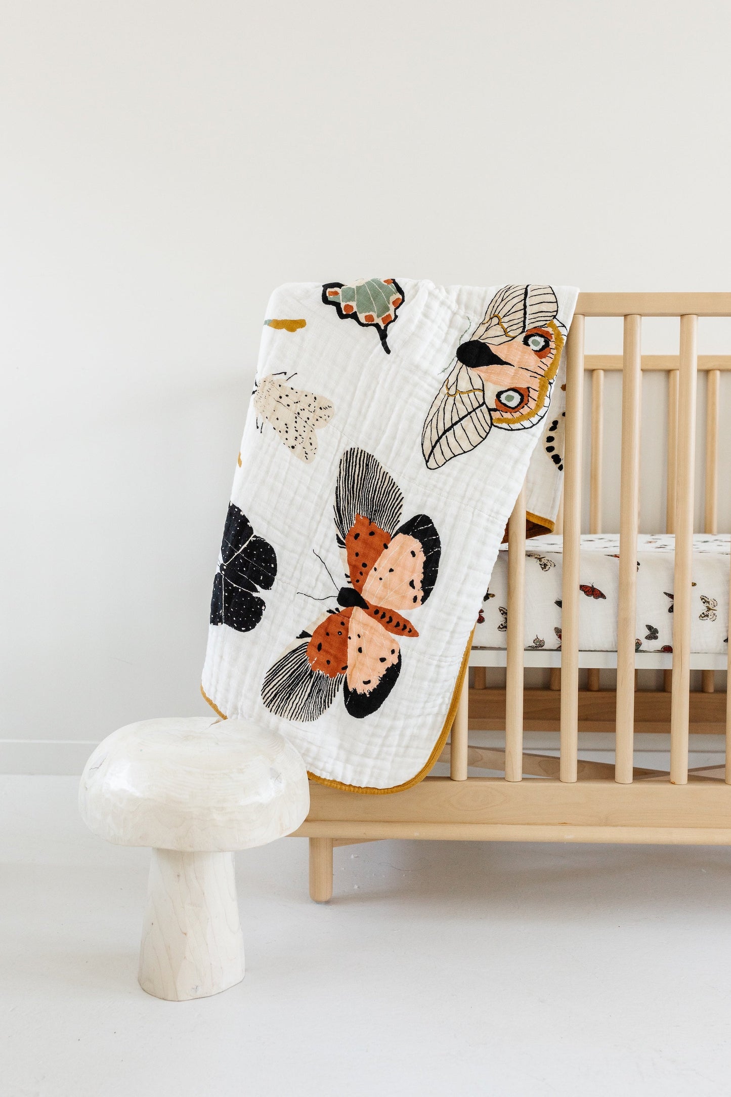 Butterfly Migration Crib Sheet