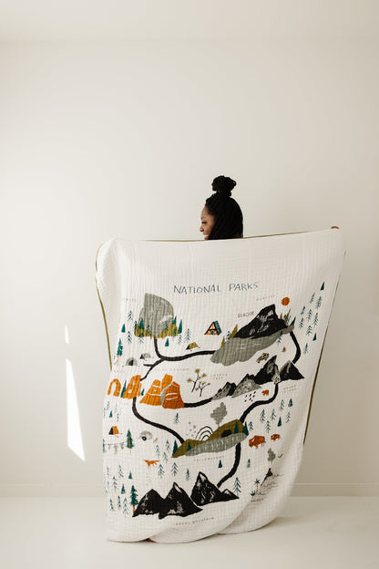 National Parks Throw Blanket