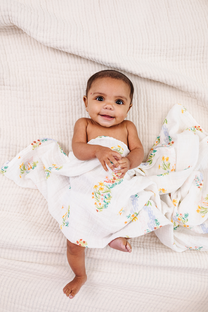 Garden Goose 100% Cotton Muslin Baby Swaddle Blanket