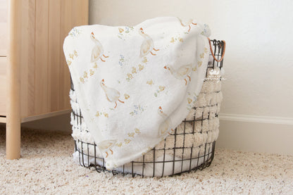 Baby Animals Safari - Vintage Baby Blanket