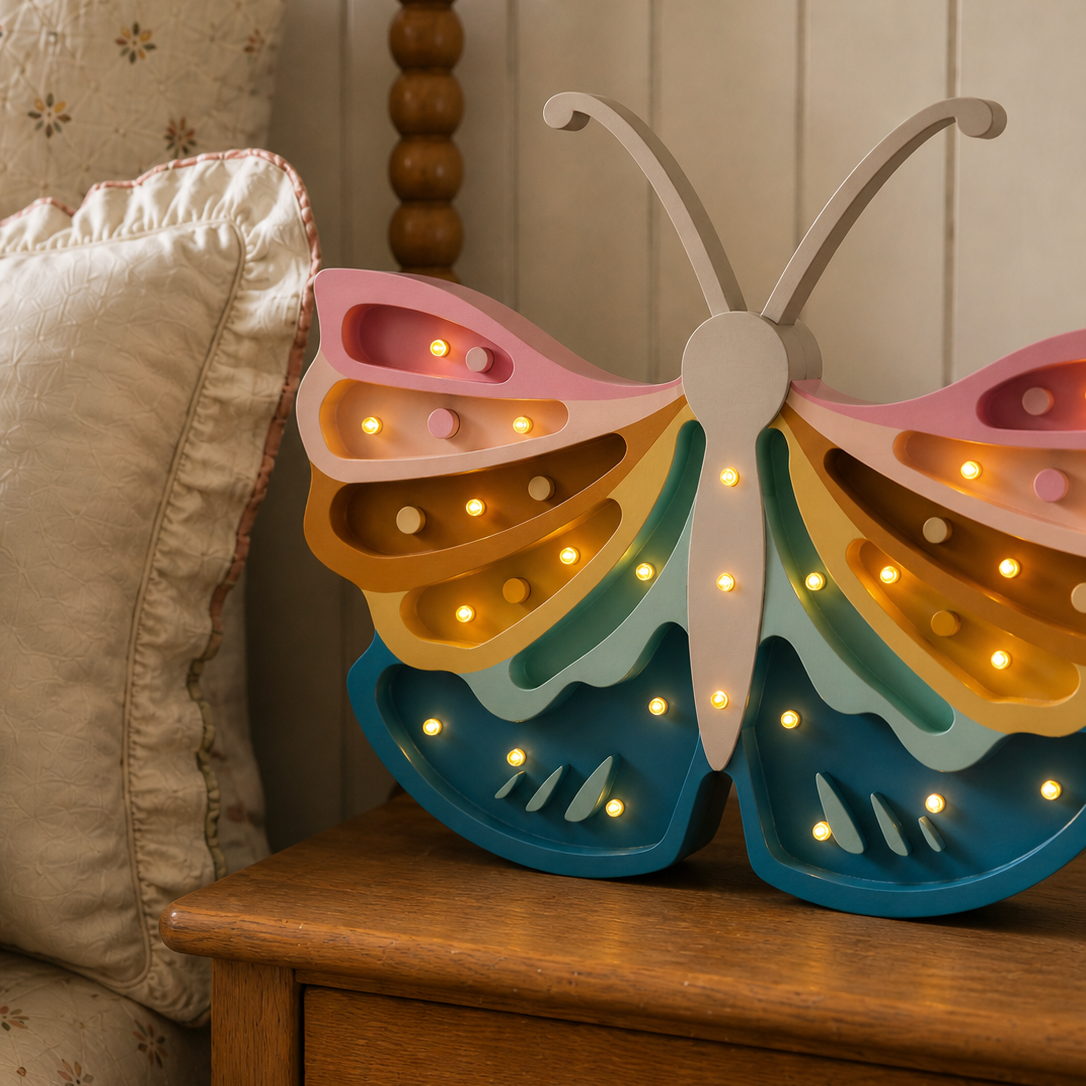 Little Lights Butterfly Lamp Handcrafted Night Light