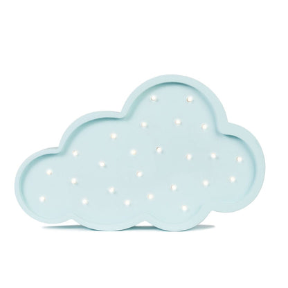 Little Lights Cloud Lamp Wooden Nursery Night Light