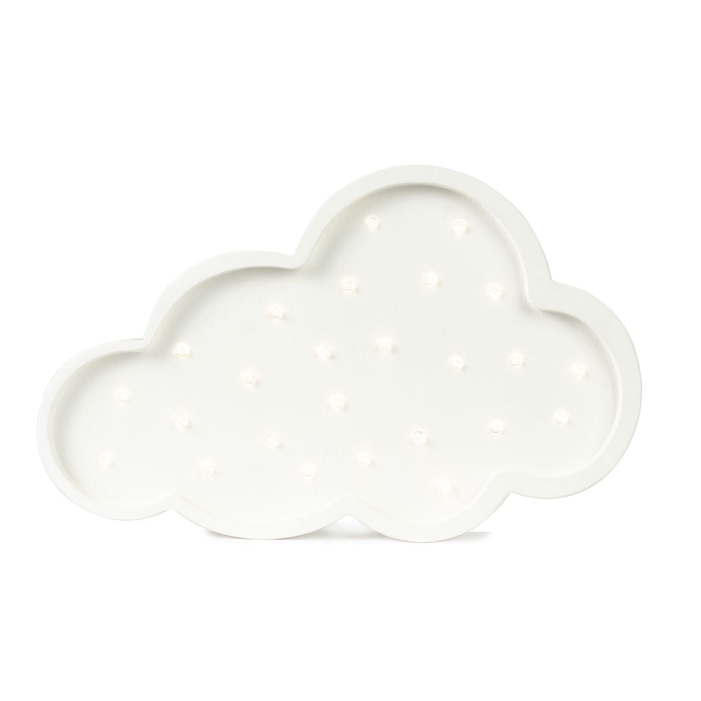 Little Lights Cloud Lamp Wooden Nursery Night Light