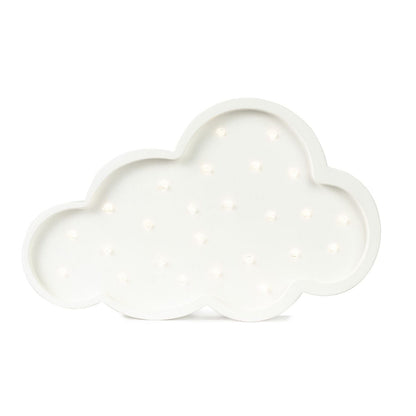 Little Lights Cloud Lamp Wooden Nursery Night Light