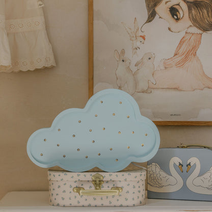 Little Lights Cloud Lamp Wooden Nursery Night Light