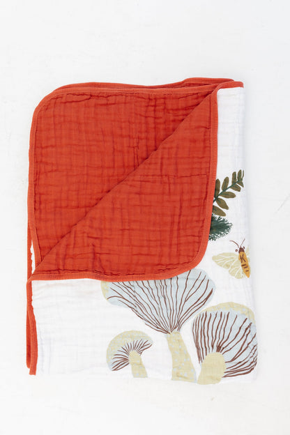 Mushroom Throw Blanket