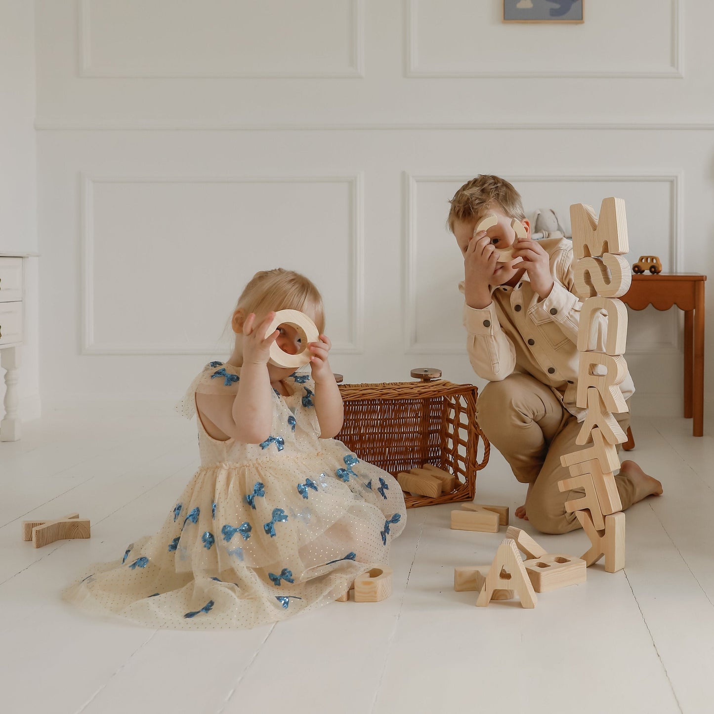 Wooden Alphabet Blocks