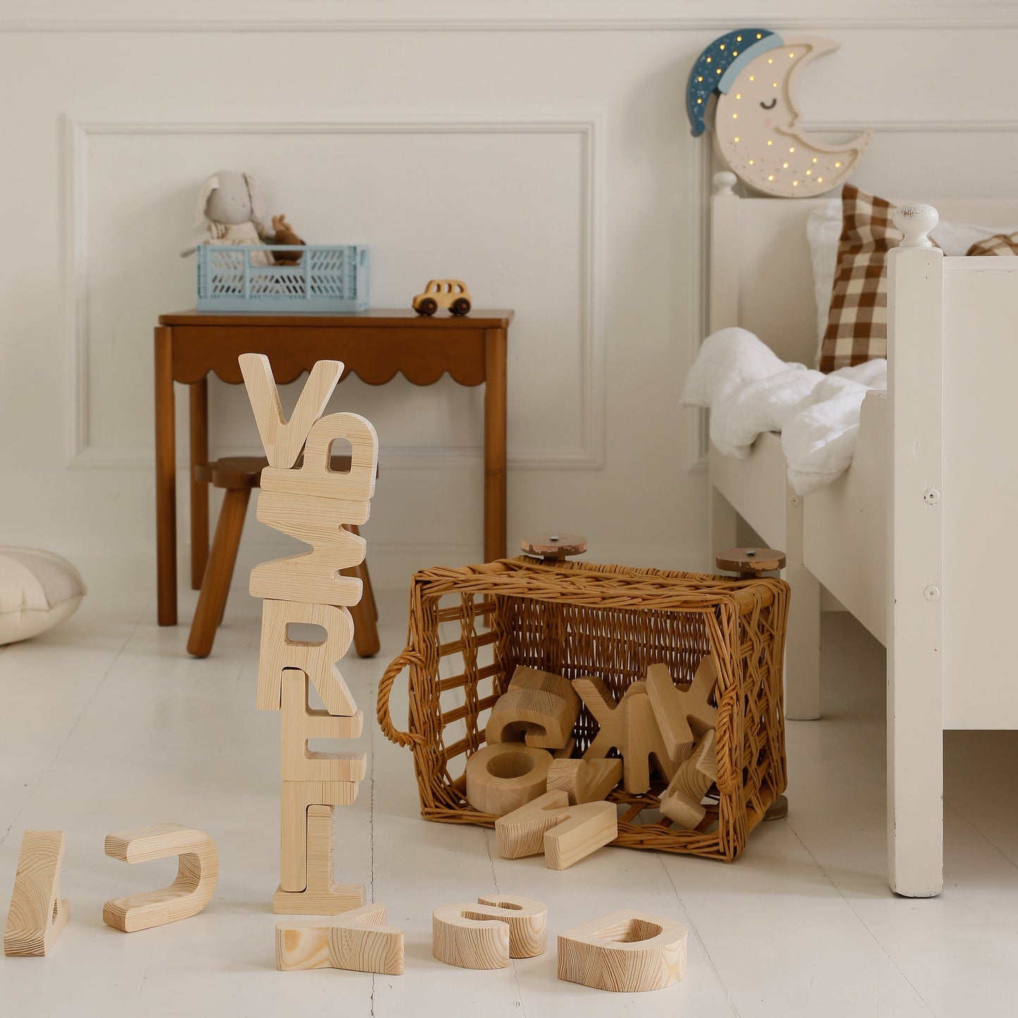 Wooden Alphabet Blocks