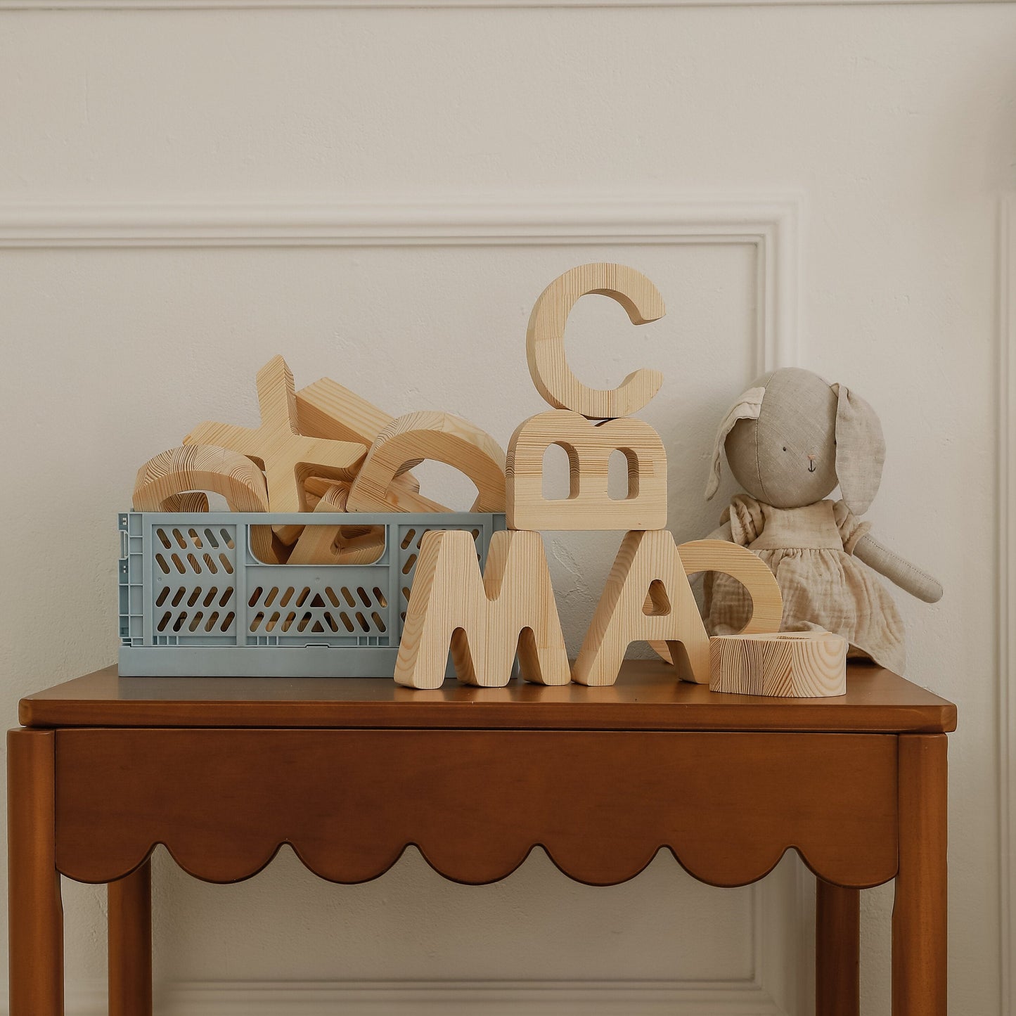Wooden Alphabet Blocks