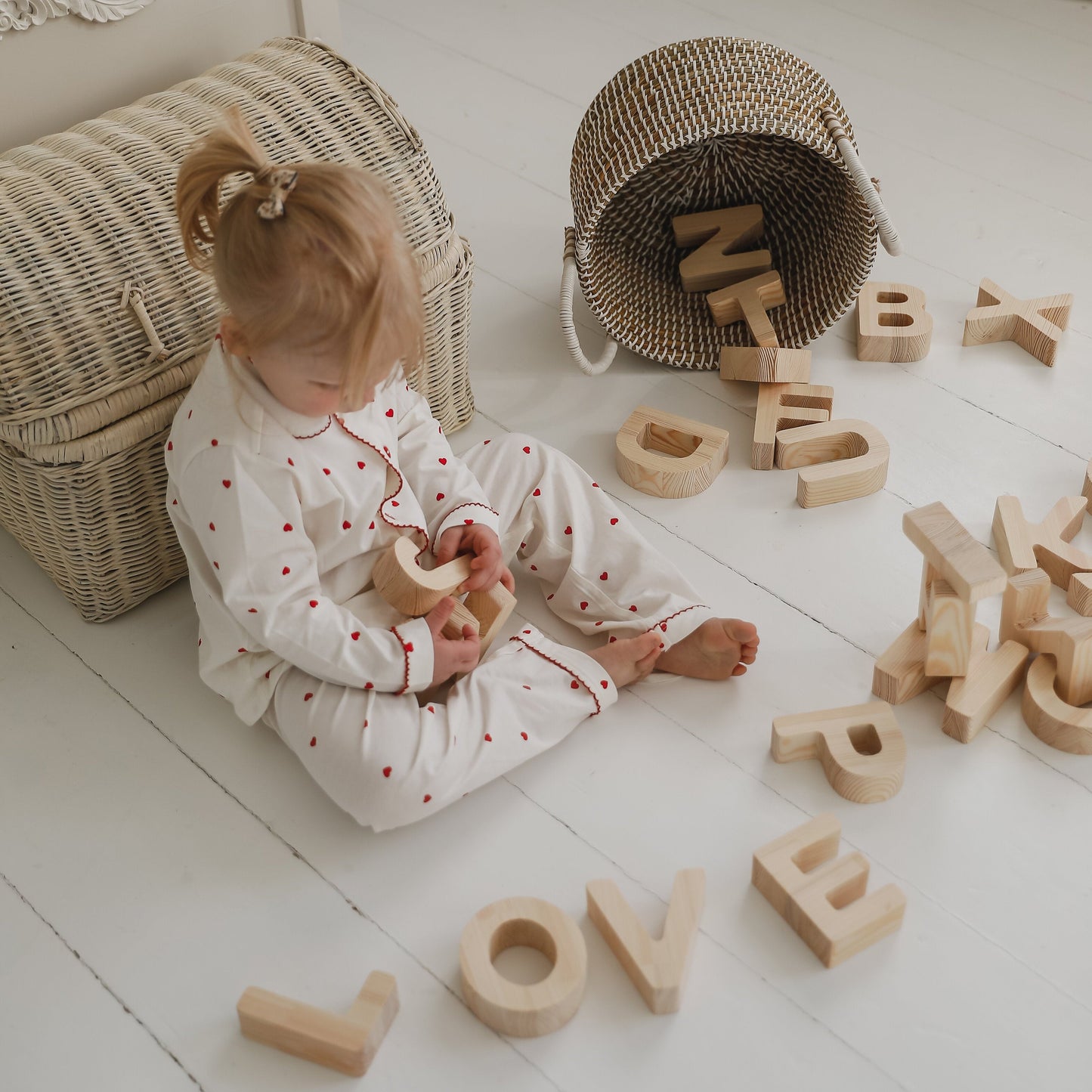 Wooden Alphabet Blocks