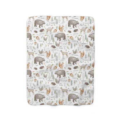 Baby Animals - Vintage Baby Blanket